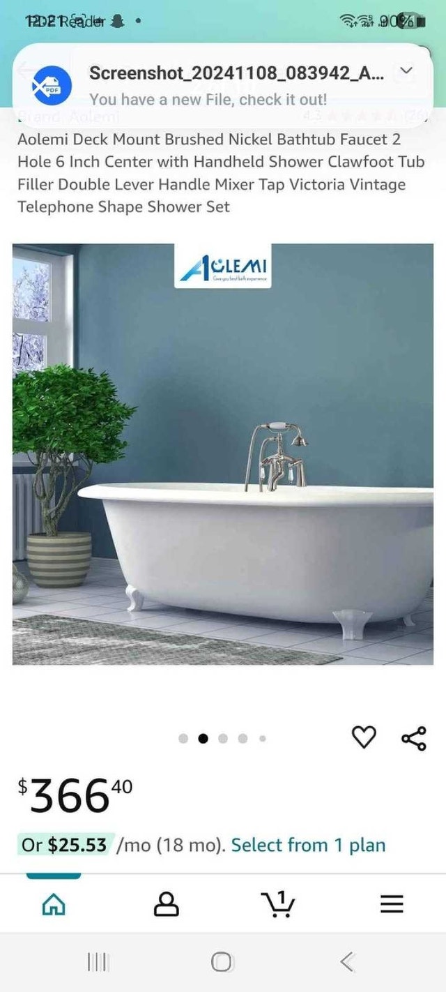 Aolemi Bathtub Faucet - photo 2