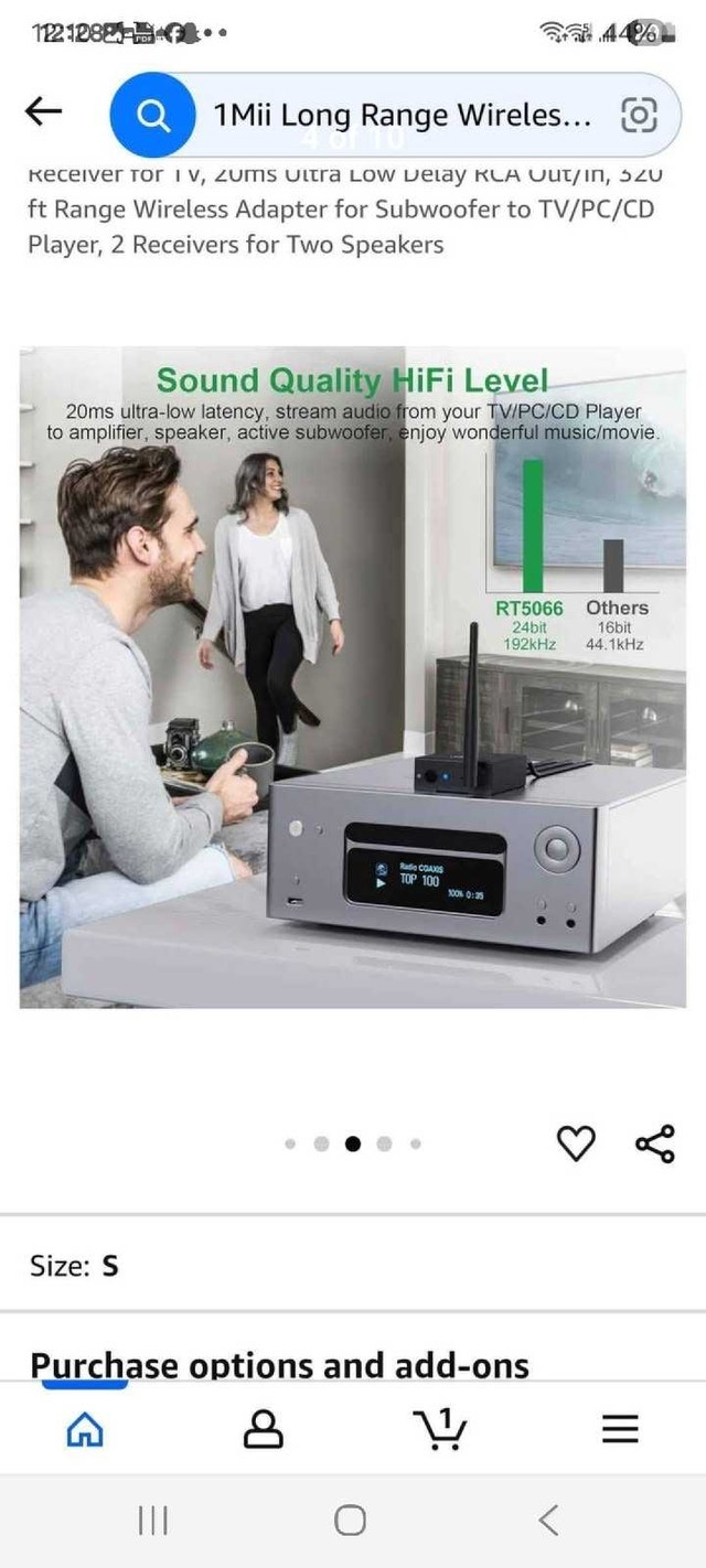 1Mii Wireless Audio Transmitter Receiver - photo 4