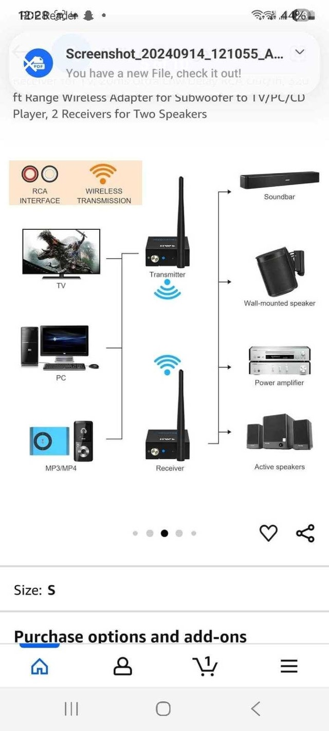 1Mii Wireless Audio Transmitter Receiver - photo 5