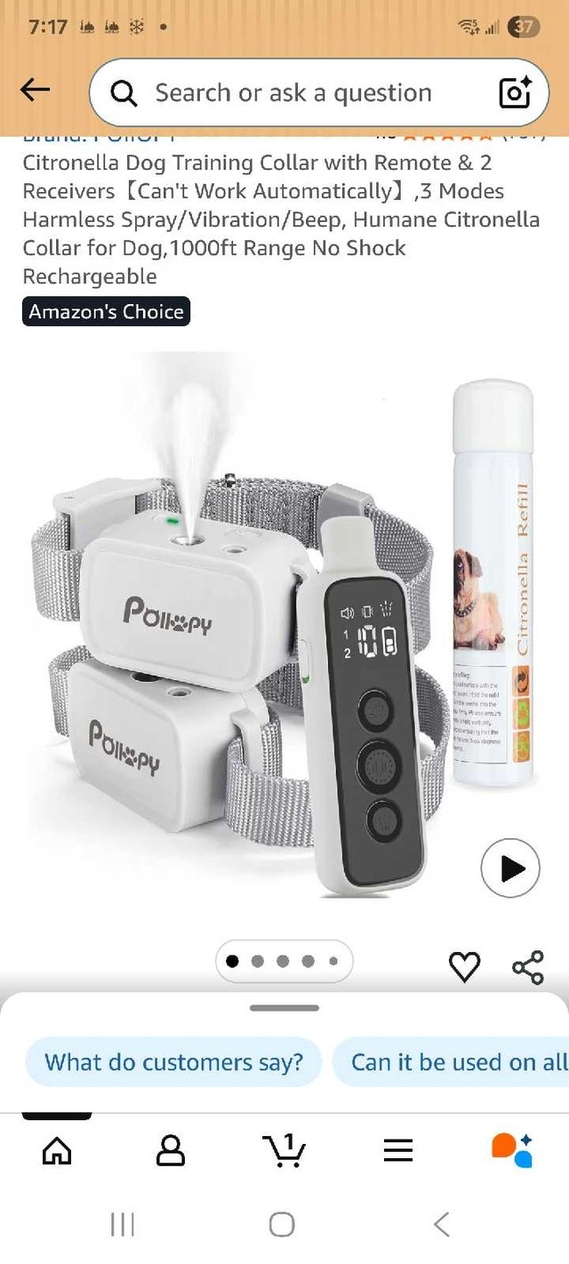 Poinspy Dog Training Collar