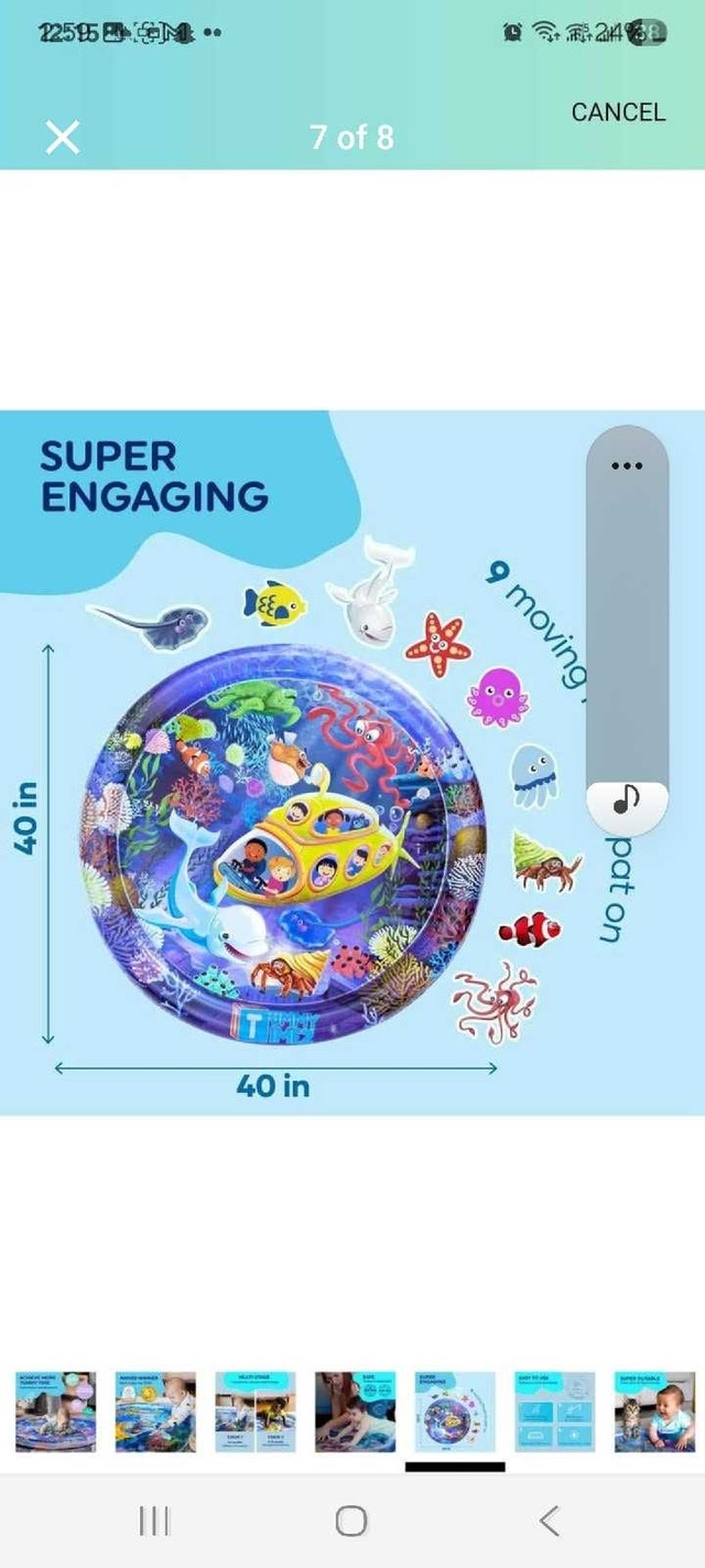 Tummy Time Water Mat - photo 5