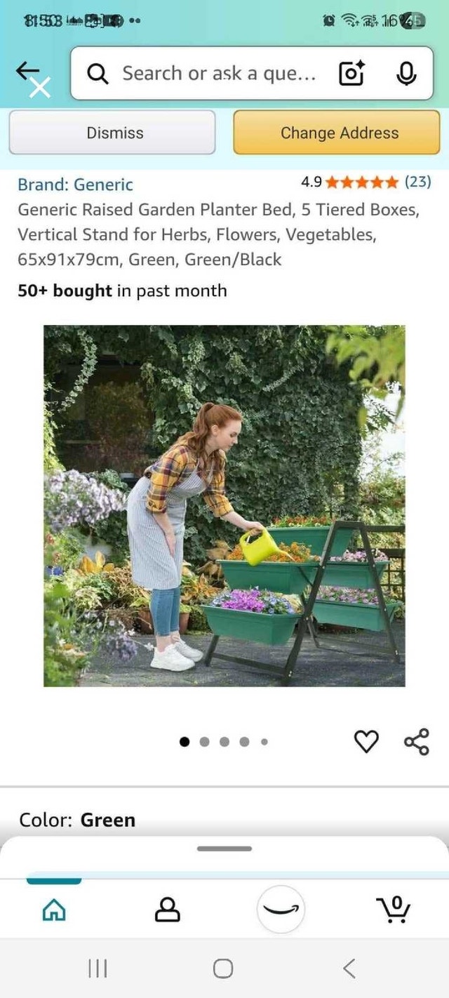 NEW Sealed Generic Raised Garden Planter