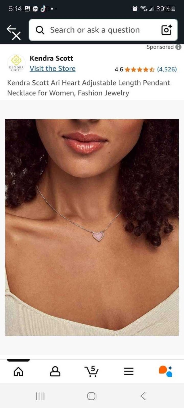 NEW IN BOX 14k real Gold Kendra Scott Necklace - photo 3
