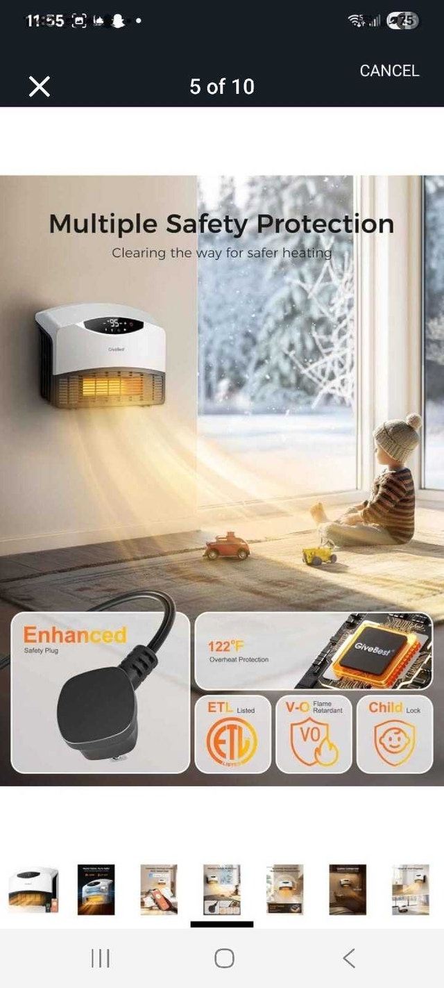 GiveBest Wall Heater - photo 5