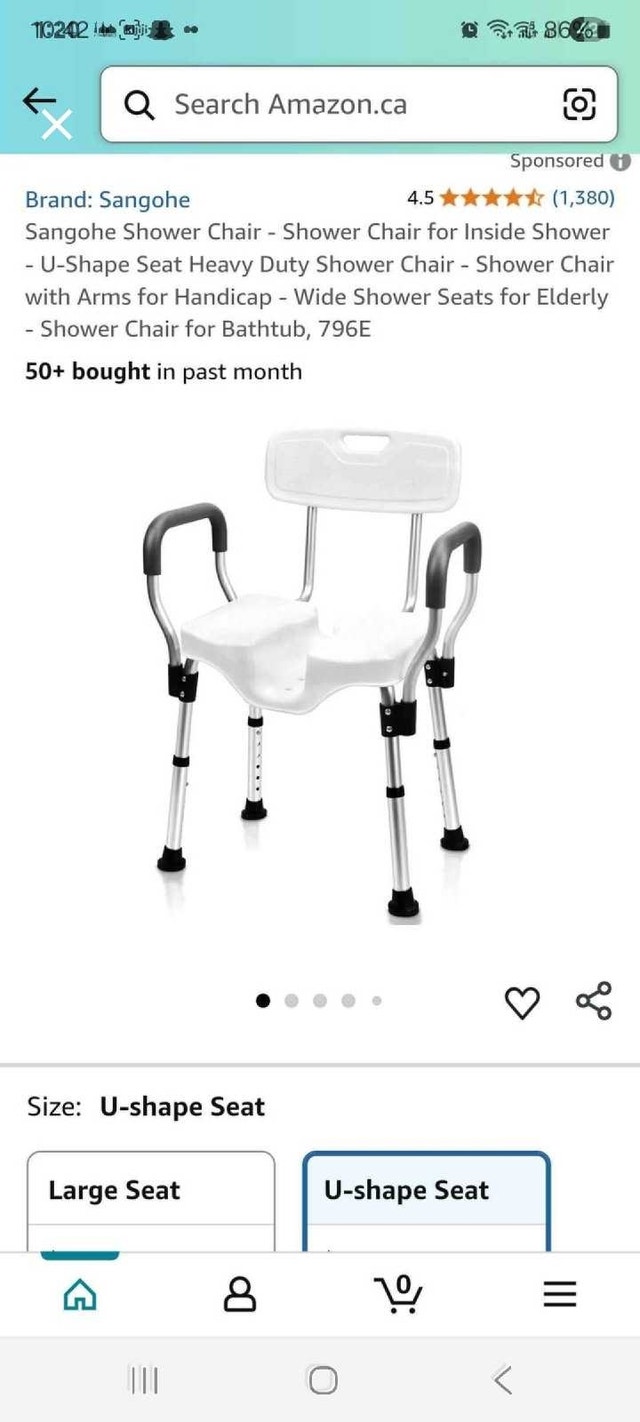 Sangohe Shower Chair