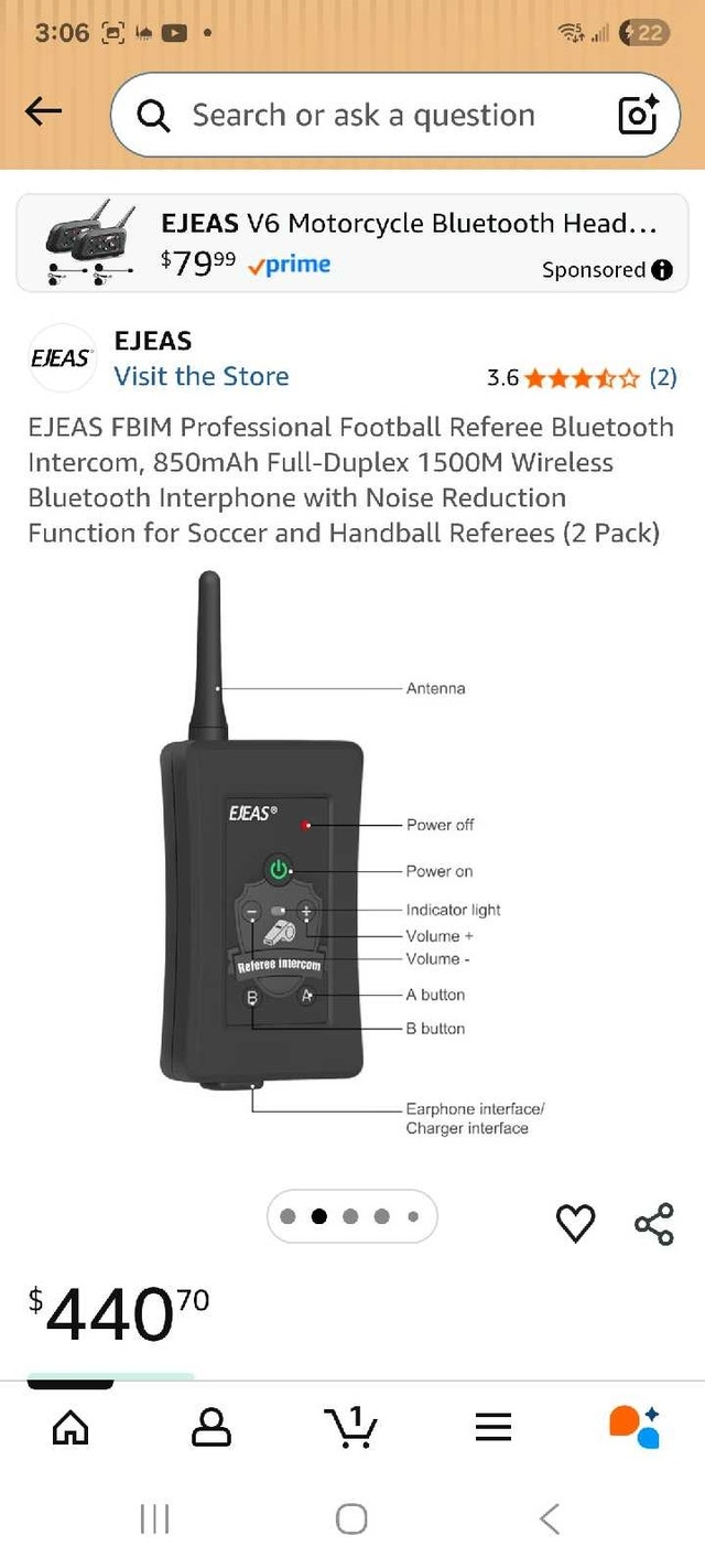 EJEAS FBIM Intercom - photo 2