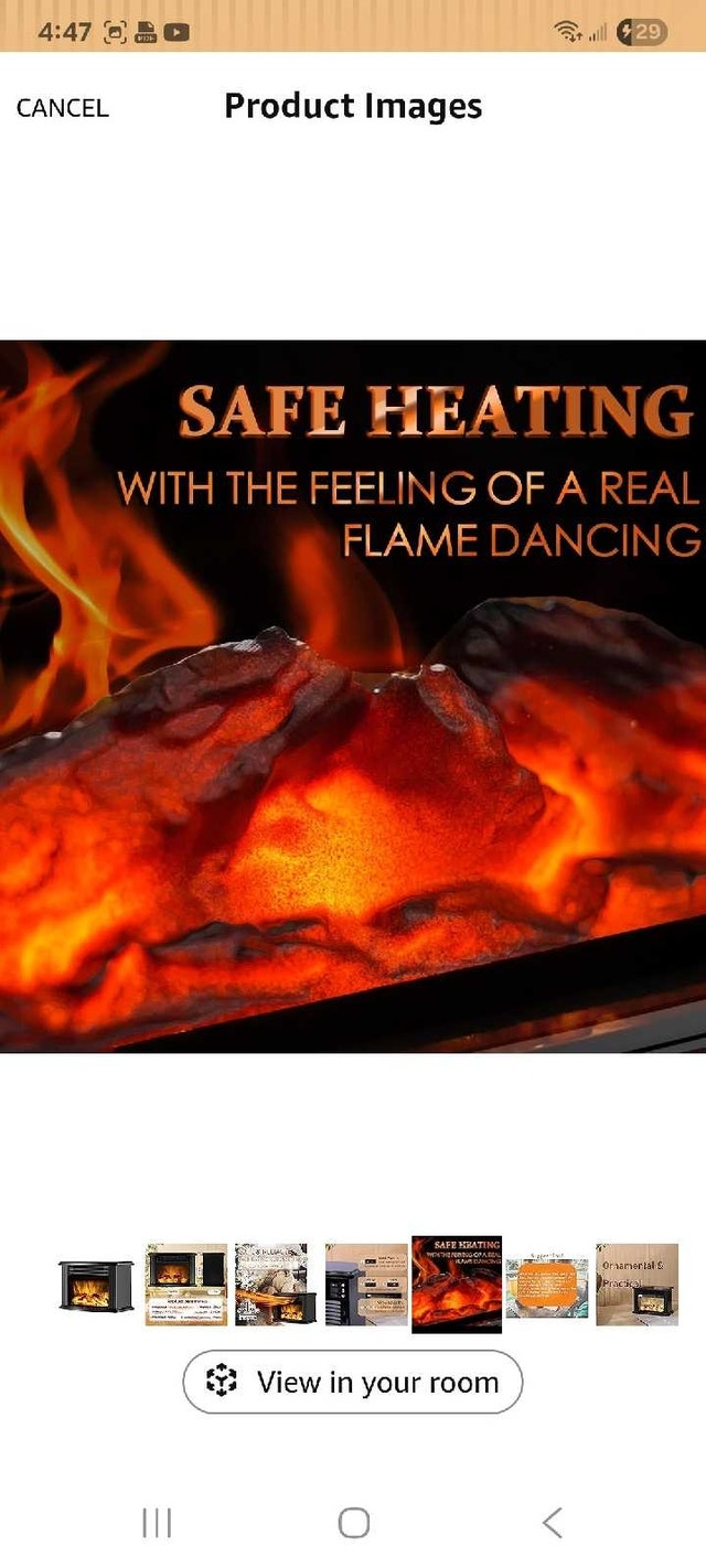 Donyer Power Electric Fireplace - photo 3