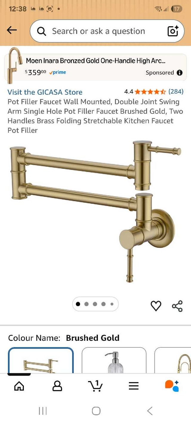 Moen Inara Faucet - New Pot Filler - photo 2