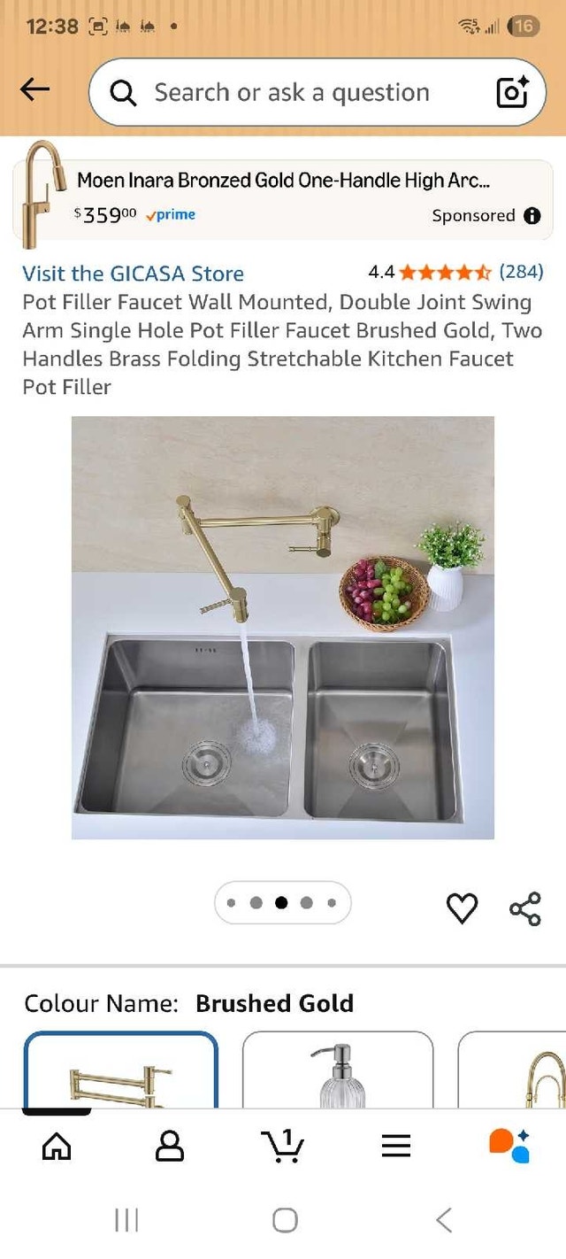 Moen Inara Faucet - New Pot Filler - photo 5