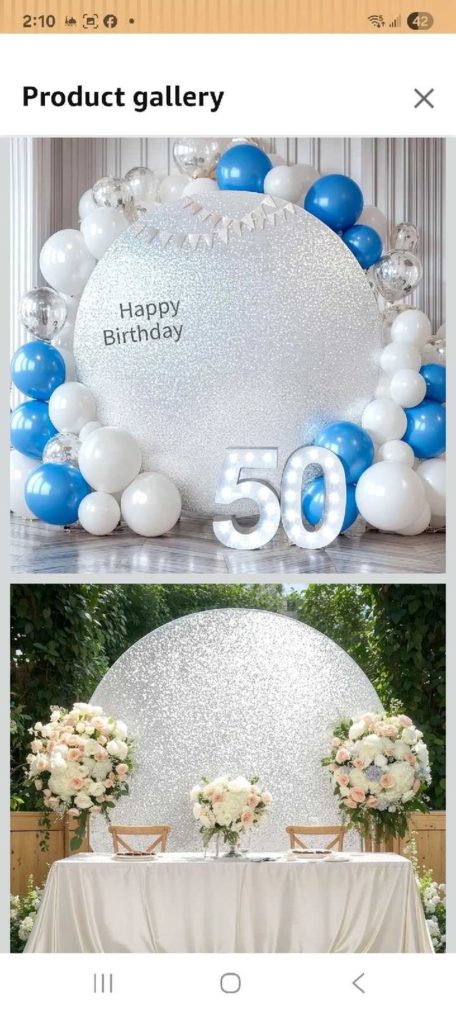 Party Talk Backdrop Cover - photo 2