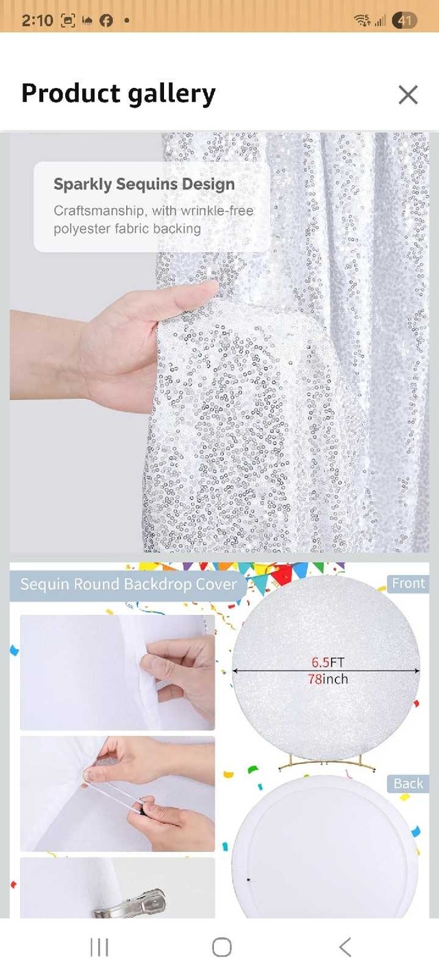 Party Talk Backdrop Cover - photo 4