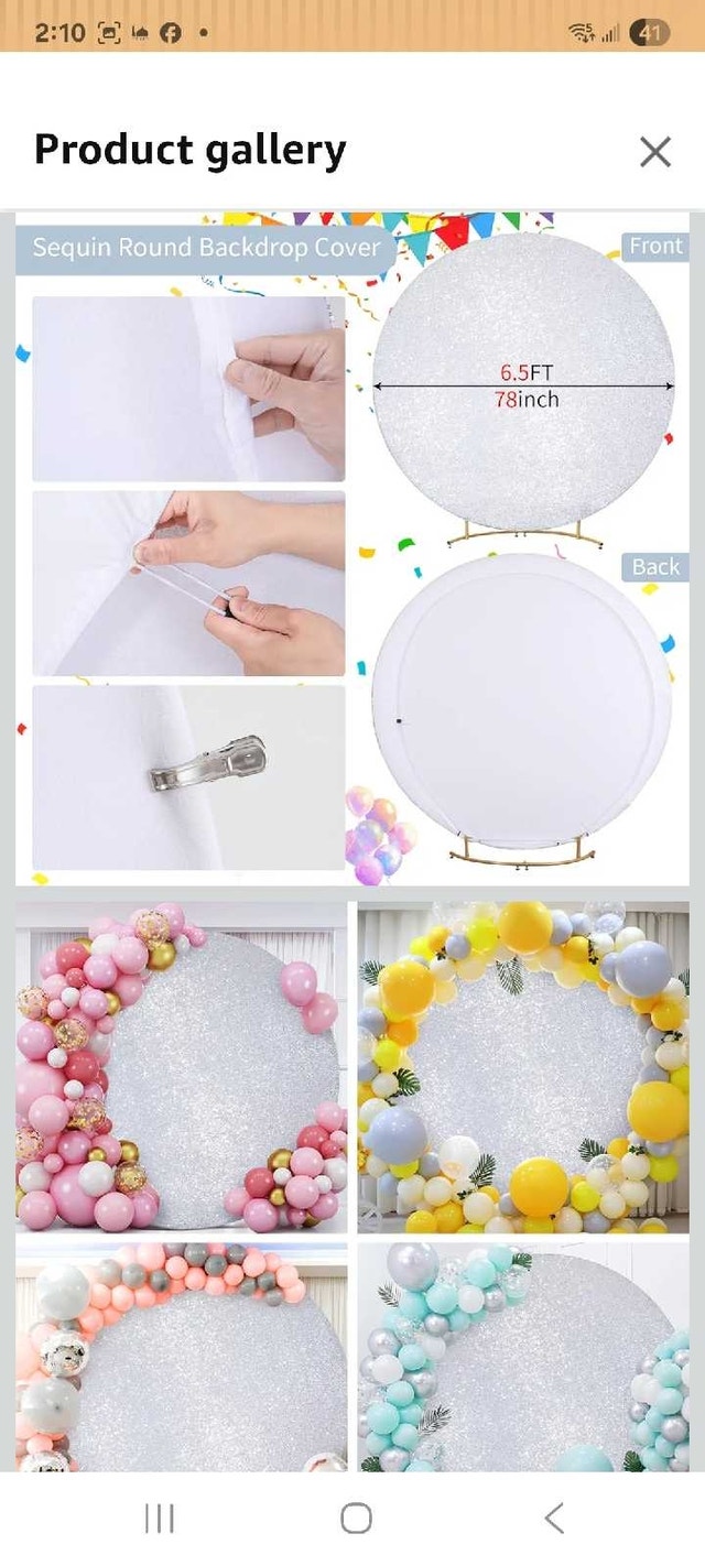 Party Talk Backdrop Cover - photo 5