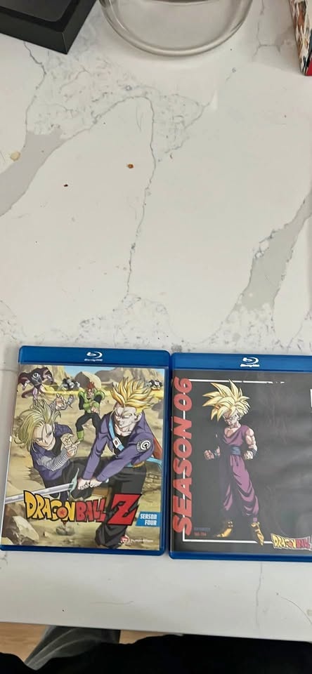 Dragon Ball Z Blu Ray Season 4 & Season 6