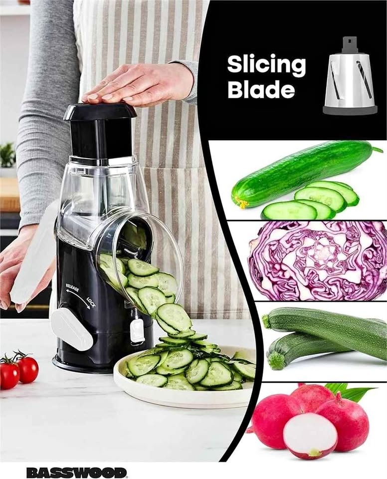 Grater with Handle and Suction Base