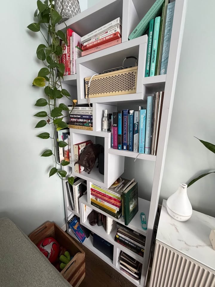 Coaster Theo’s Modern Geometric Bookcase - photo 2