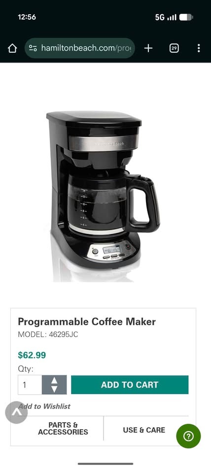 Brand New Hamilton Beach Coffee Maker - photo 2
