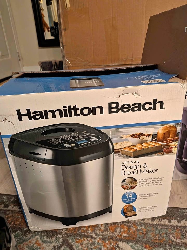 Brand New Hamilton Beach Artisan Dough & Bread Maker