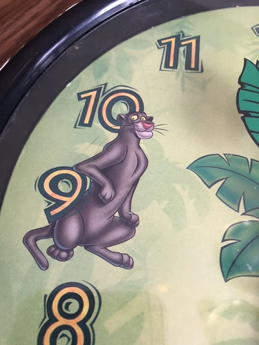 Vintage 1992 Disney The Jungle Book 10” Wall Clock - photo 5