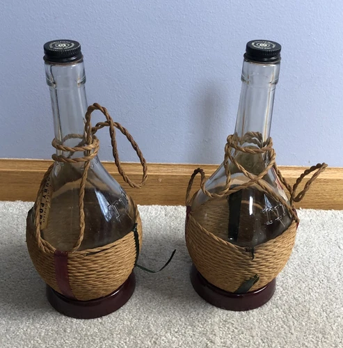 Tipo 11" Straw Wrap California Ruby Port Bottles (2) - photo 2
