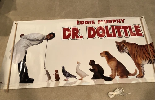 Brand New Dr. Dolittle Banner with 5 Window Clings