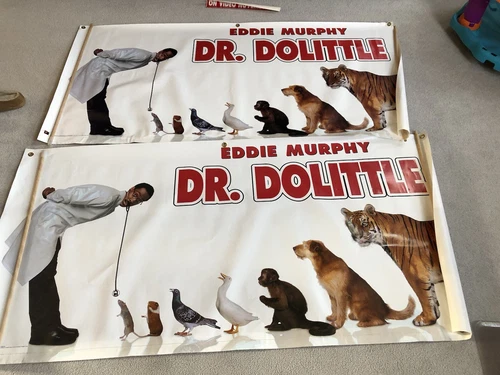 Brand New Dr. Dolittle Banner with 5 Window Clings - photo 2