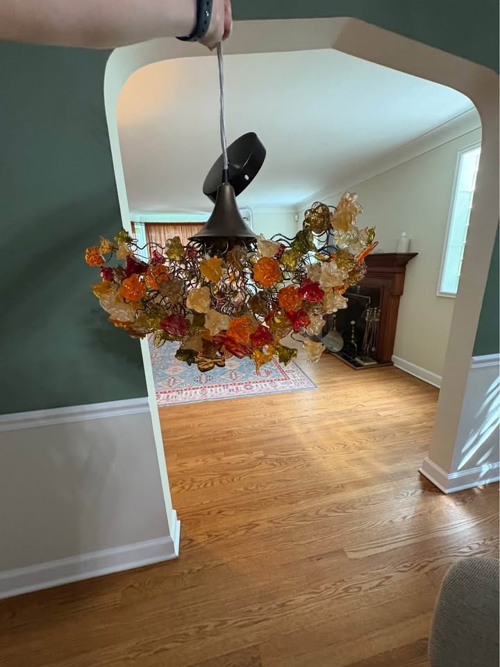 Handmade light fixture - photo 2