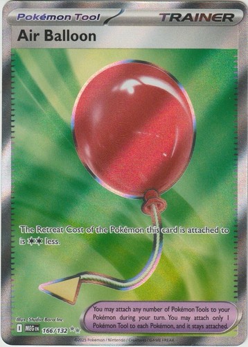 Air Balloon 166/132 Full Art Holo - Mega Evolution, Pokemon, Too - photo 2