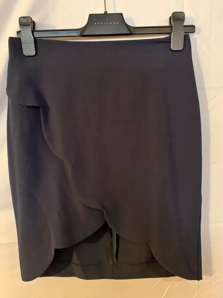 Topshop Scallop Wrap Skirt thumbnail