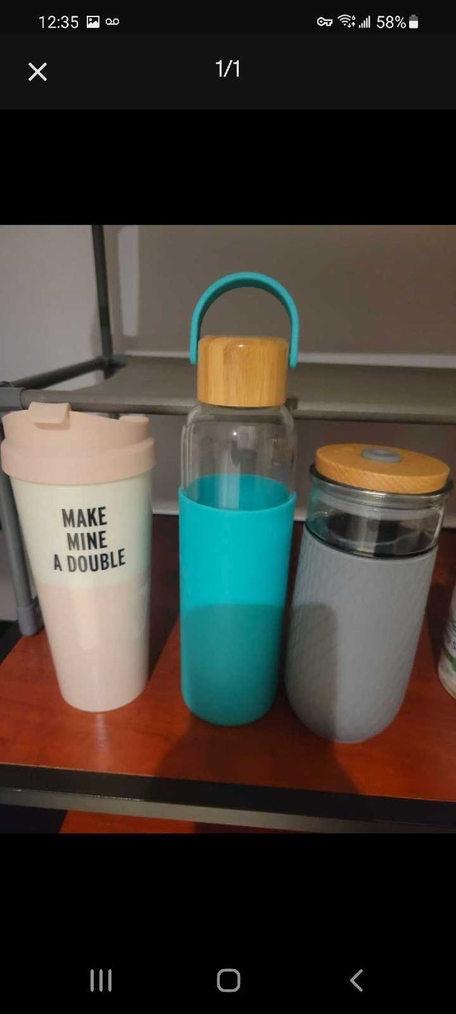 3 Assorted Tumblers - Used