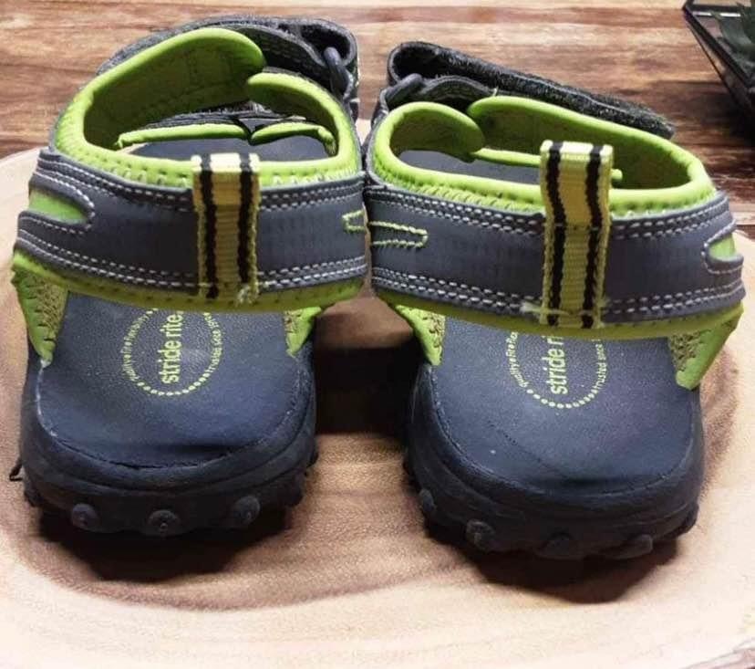 EUC: Boys Stride Rite Sandals (Sayer) Size Kids US 12 - photo 4
