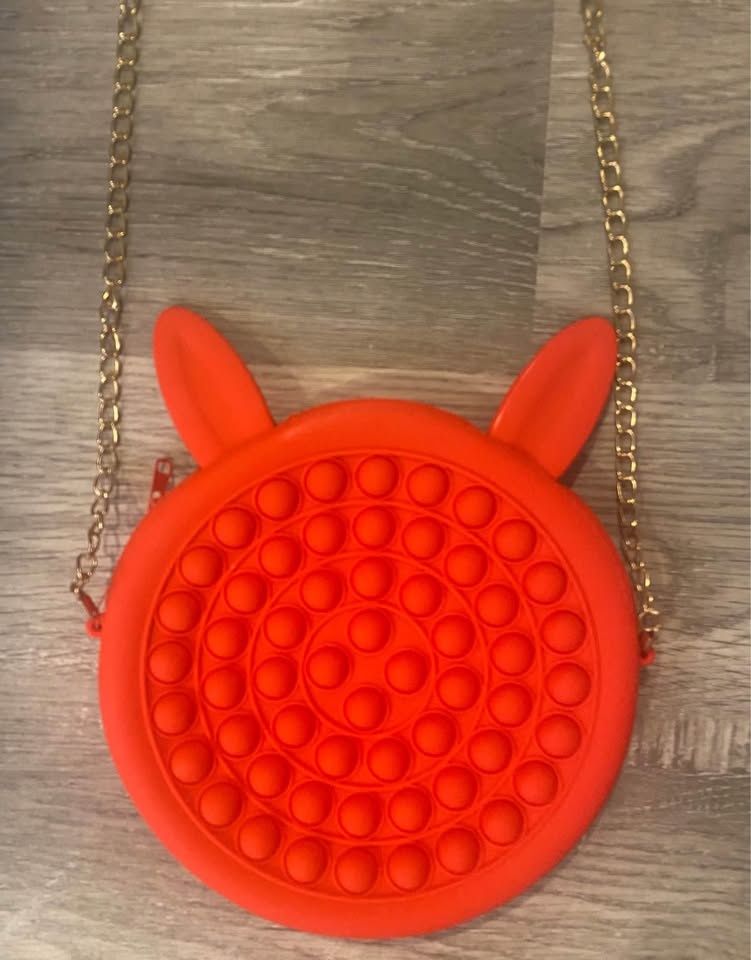 NWOT Red Pop It Fidget Purse Bunny Rabbit Easter - photo 2
