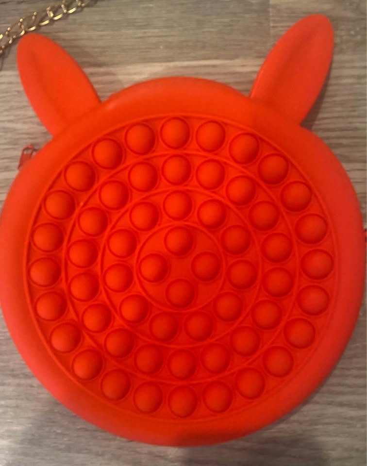 NWOT Red Pop It Fidget Purse Bunny Rabbit Easter - photo 4