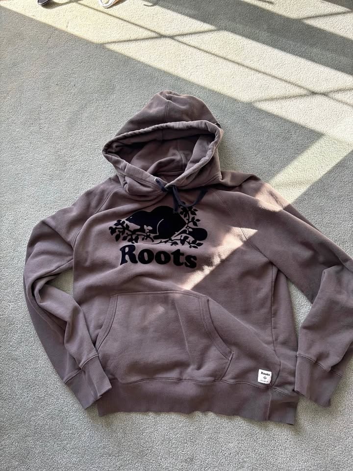 Mens Brown Roots Hoodie