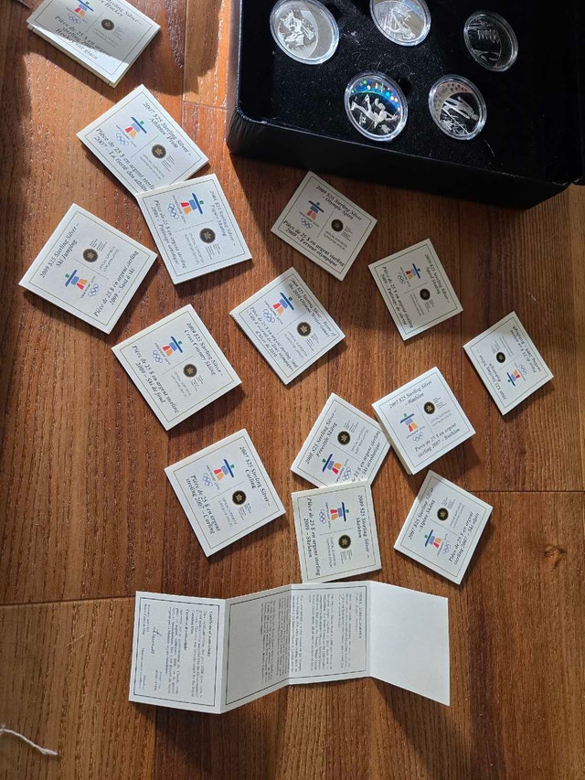 2010-2015 15-Coin Olympics Hologram Coin Set - photo 4