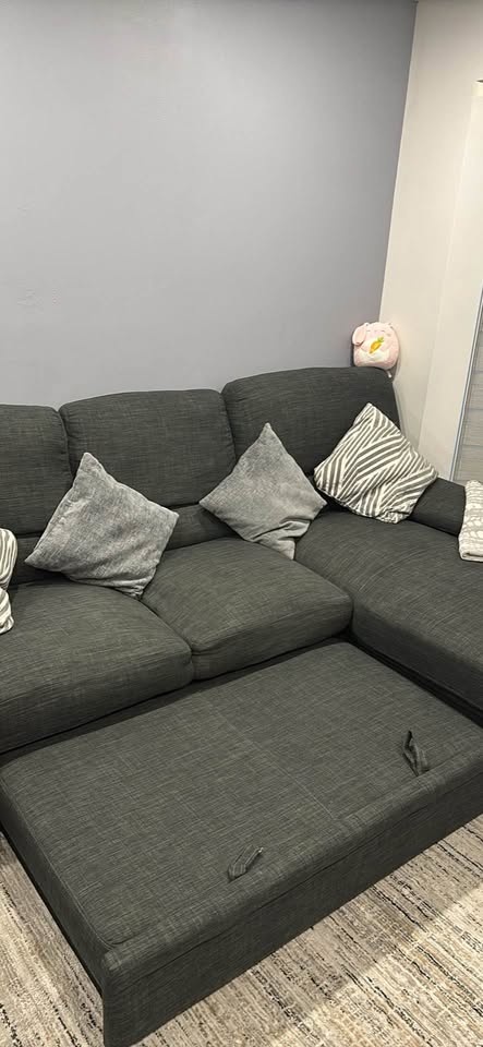 Gray Sectional Sofa Bed - Moving Sale - photo 3