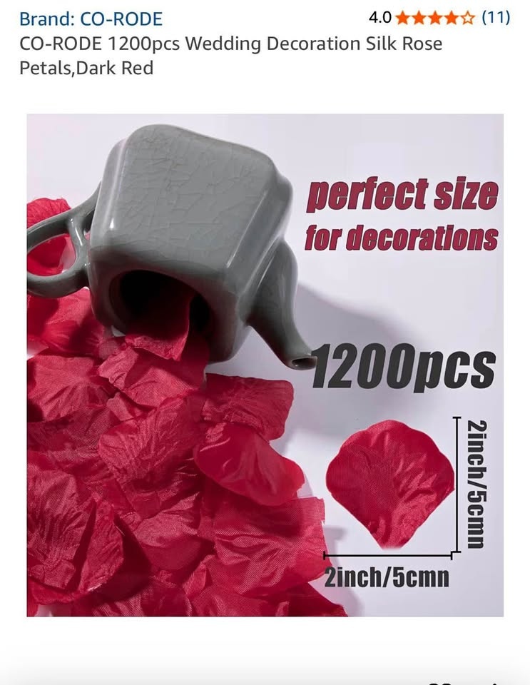 1200 Silk Roses
