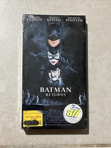 Batman Returns VHS 1992 Brand New Sealed WARNER BROS.
