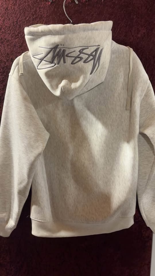 Vintage Medium Gray Stussy Hoodie - photo 2