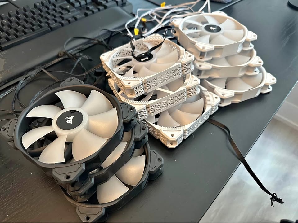 PC Case Fans – $5 Each / $30 for All 9