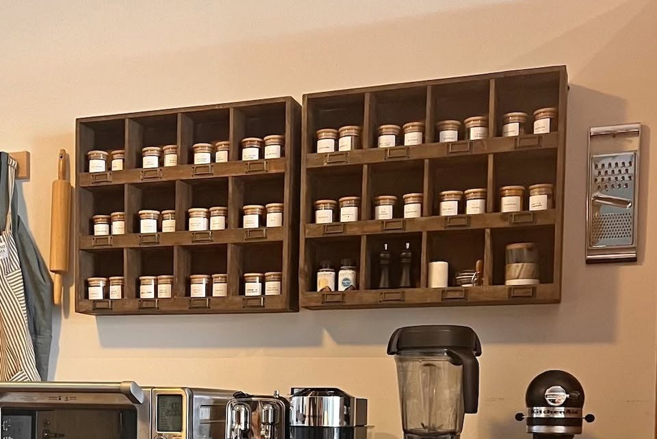 Farmhouse Cooking Spice Storage Racks (2)