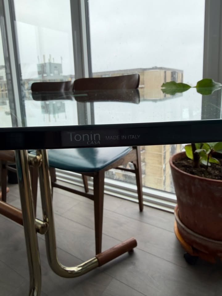 Tonin Casa Glass Dining Table - photo 4