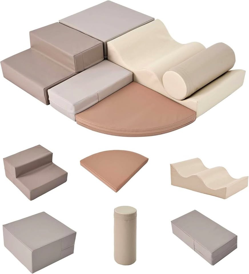 BABY 6-PIECE FOAM CLIMBING BLOCKS / PLAY GYM - photo 2