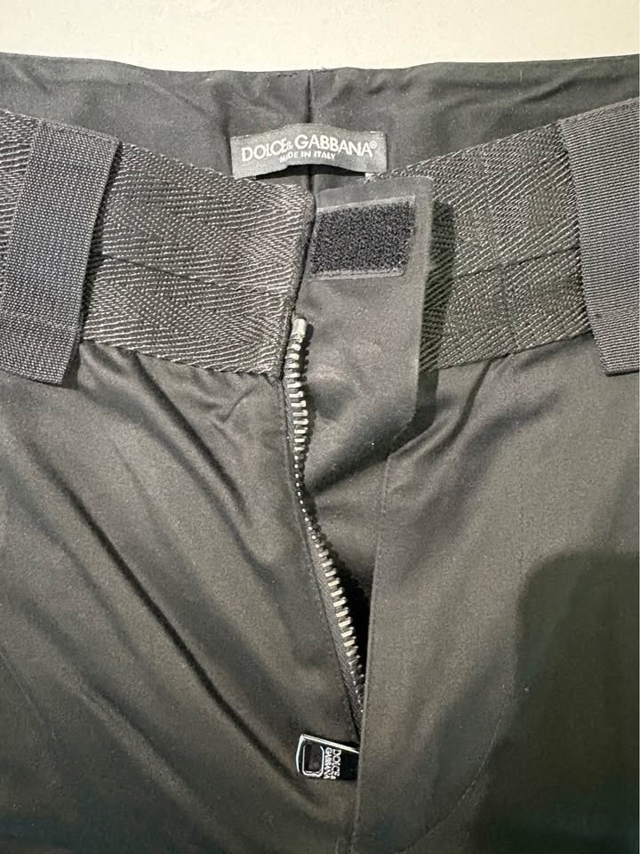 Authentic Dolce & Gabbana Black Tactical Cargo Pants - Size 28 - photo 2