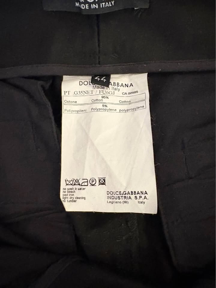 Authentic Dolce & Gabbana Black Tactical Cargo Pants - Size 28 - photo 3
