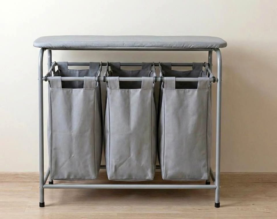 Laundry Sorter with Ironing Board