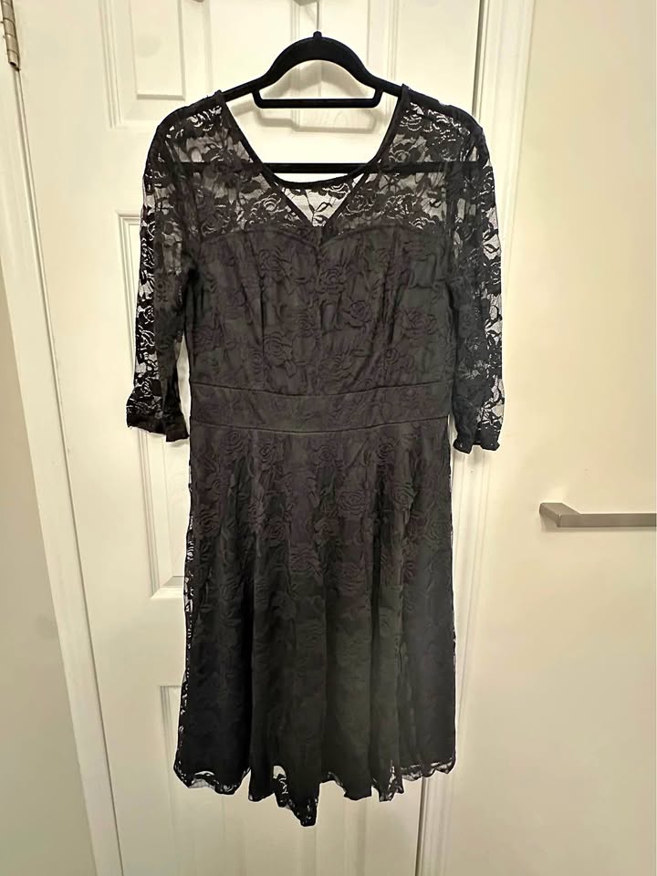 Black Lace Dress