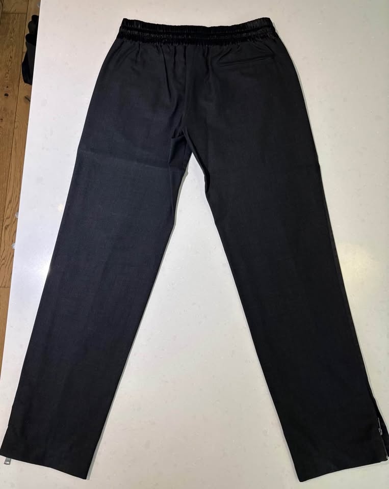 Dolce & Gabbana Charcoal Wool-Blend Track Pants - Size S/M - photo 4