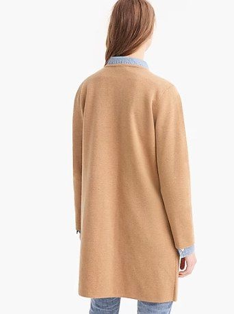 J.Crew Women's Juliette Collarless Sweater-Blazer - Size Small 🧡 - photo 5