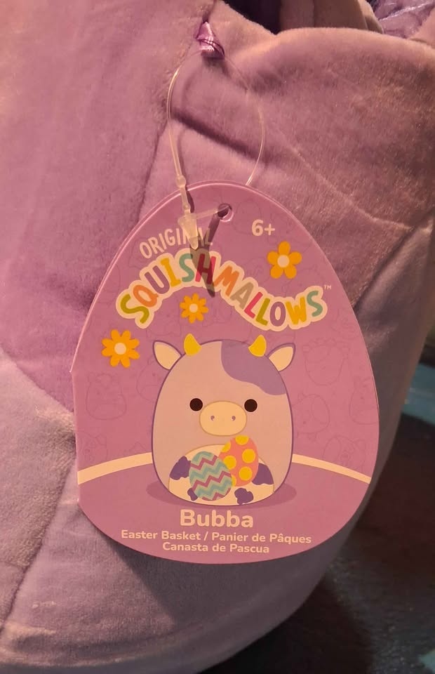 Bubba the Cow Squishmallow Easter Basket - photo 3