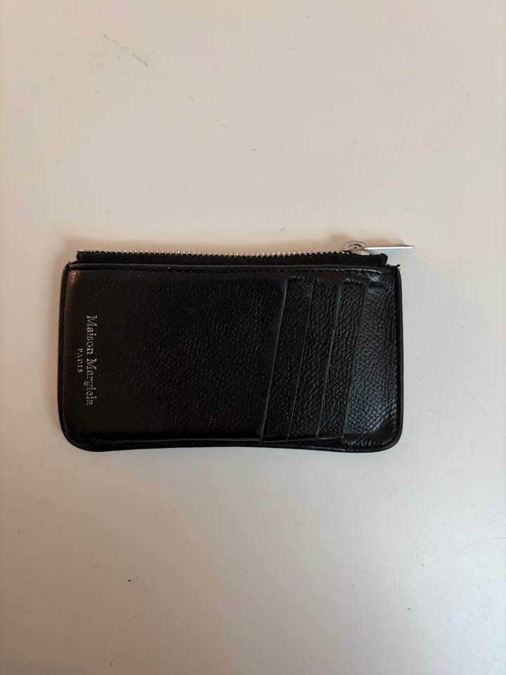 Maison Margiela Black Leather 4 Stitch Card Holder Wallet - photo 2